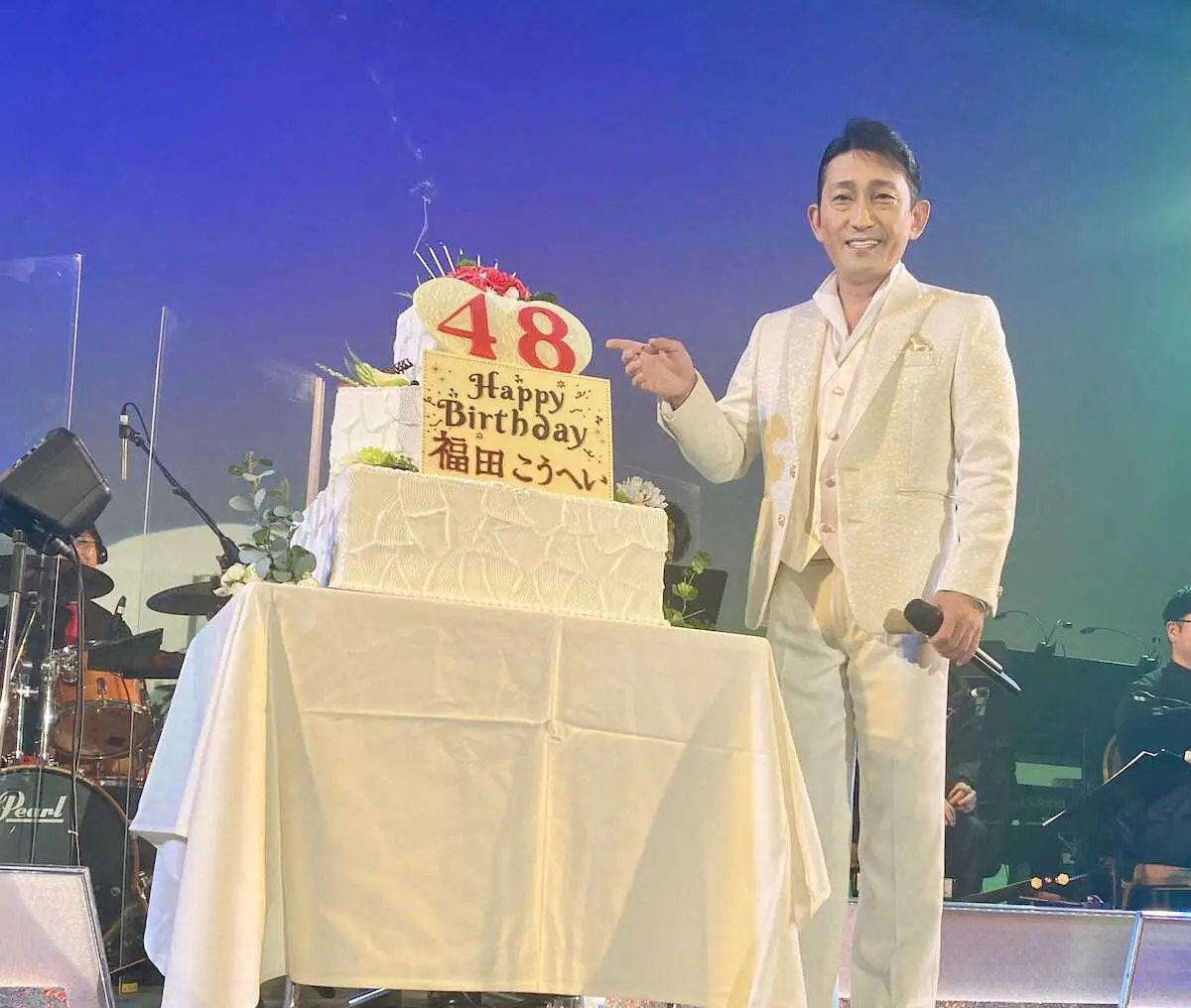 【画像・写真】福田こうへい　48歳のバースデーライブ　「自分の歌声でみなさんを元気に」