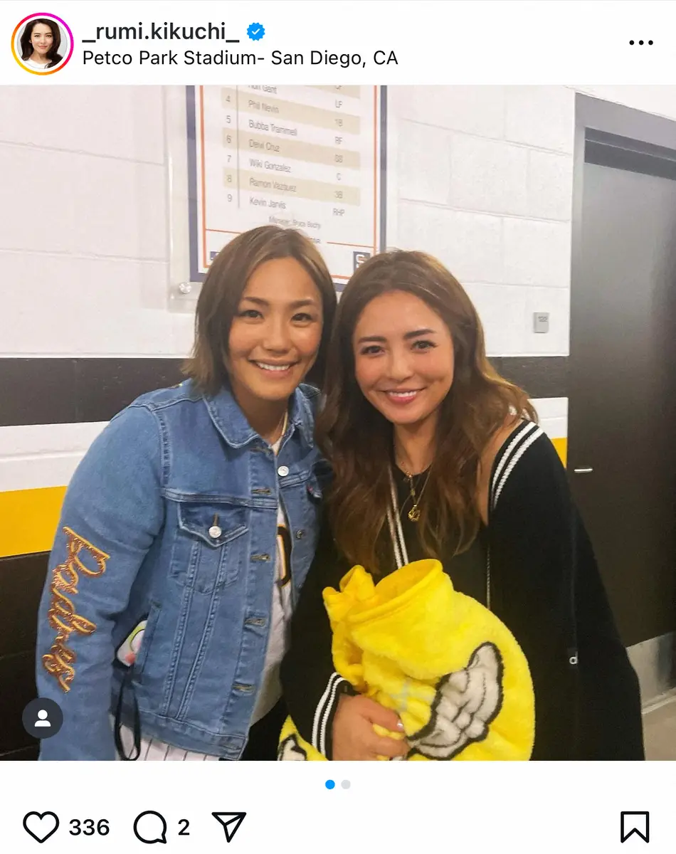 【画像・写真】深津瑠美さんのインスタグラム(@_rumi.kikuchi_)から