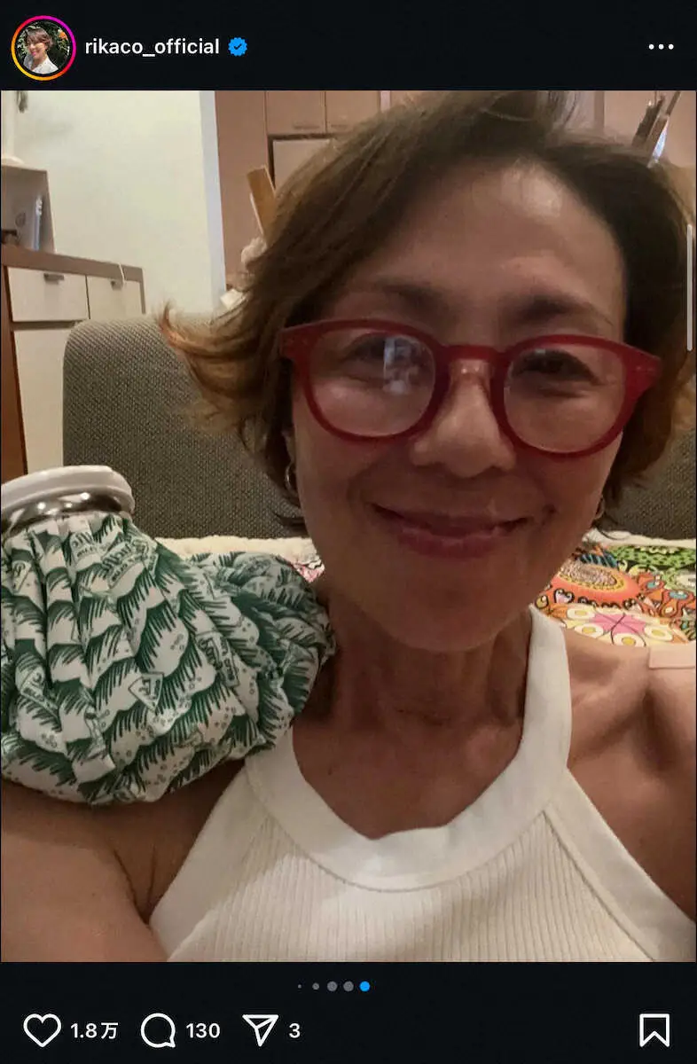 【画像・写真】RIKACO「気持ち込めて担いでます」　祭り衣装姿に「粋ですね～」「かっこいい！」「素敵」の声