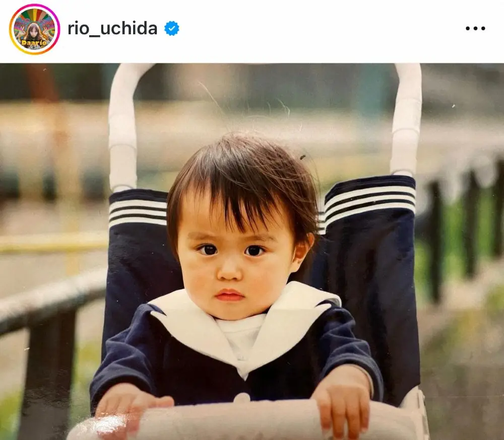 【画像・写真】内田理央、幼少期の姿が衝撃　「あら男前！」「生まれたときから大勝利」「この頃からキリっとフェイス」