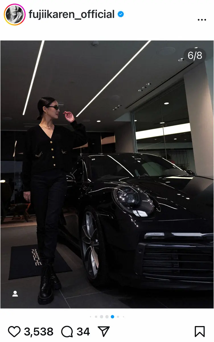 【画像・写真】藤井夏恋「また一つ夢が」　新たな愛車「ポルシェ 911 カレラ」納車報告に「爆イケ」「かっこよすぎ」