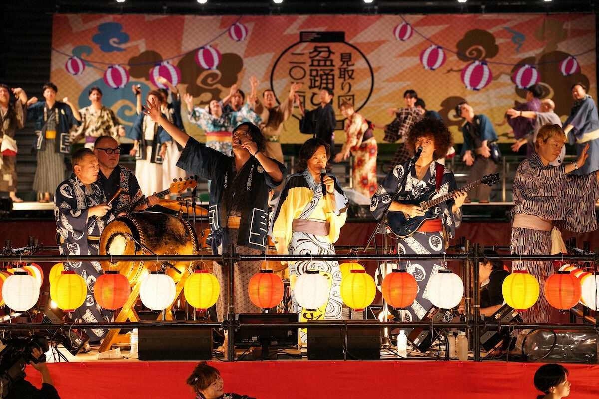 【画像・写真】河内家菊水丸、盆踊りツアー最後は「見取り図盆踊り」　2人の誠意＆3500人の熱狂でギャラいらん!?