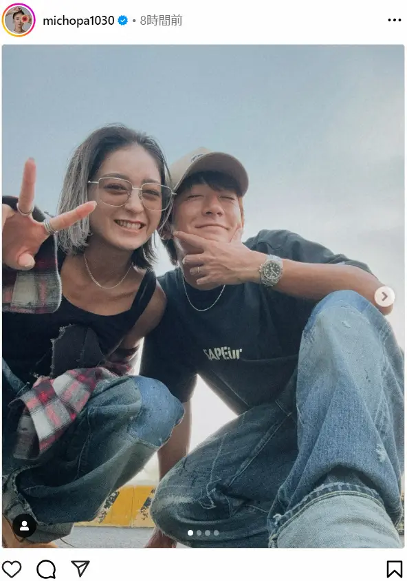 【画像・写真】みちょぱ　結婚2周年を報告「本当にあっとゆーま！」記念日には「弾丸日帰りプチ旅行」今年結婚式3回も