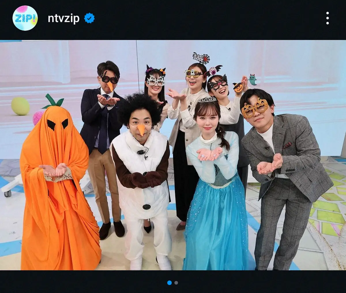 【画像・写真】超人気女子アナ　衝撃のハロウィーンコス披露で騒然「誰かわからない」「なぜこうなった」