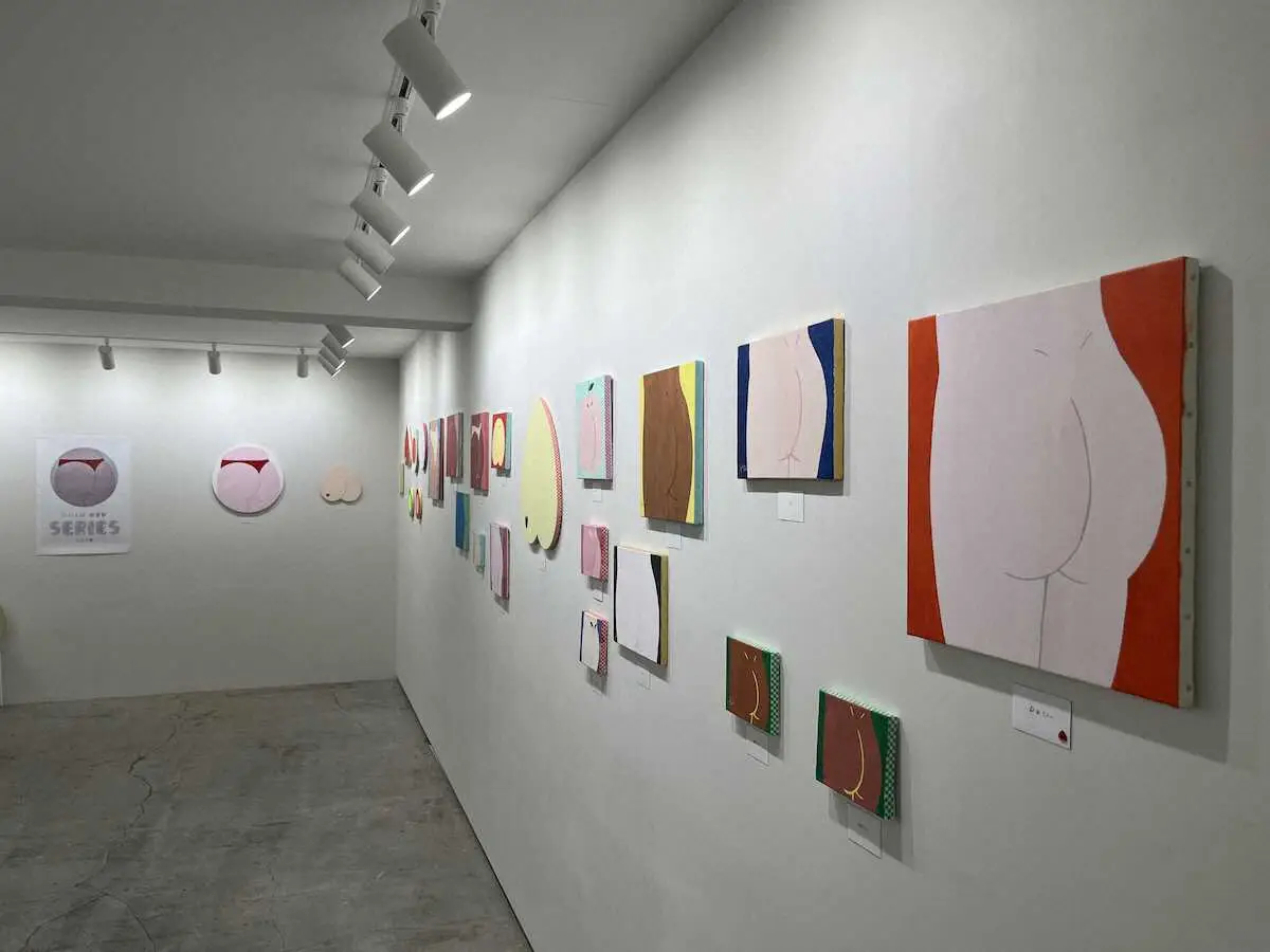 【画像・写真】元モー娘。飯窪春菜　明日から「おしり」を描いた初の個展開催　制作のきっかけ明かす