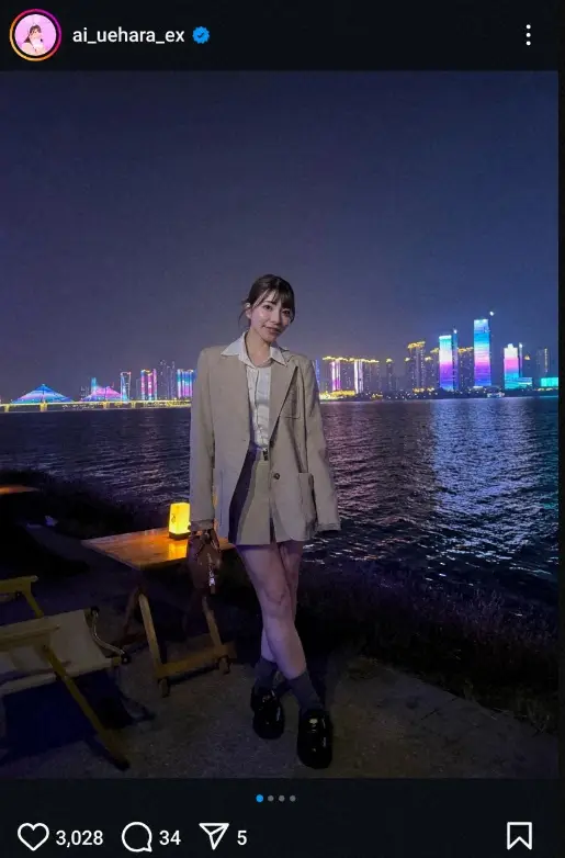 【画像・写真】上原亜衣　中国・長沙でのショーパン・ショットなど公開に「永遠的女神」「NICE綺麗」「Cute」