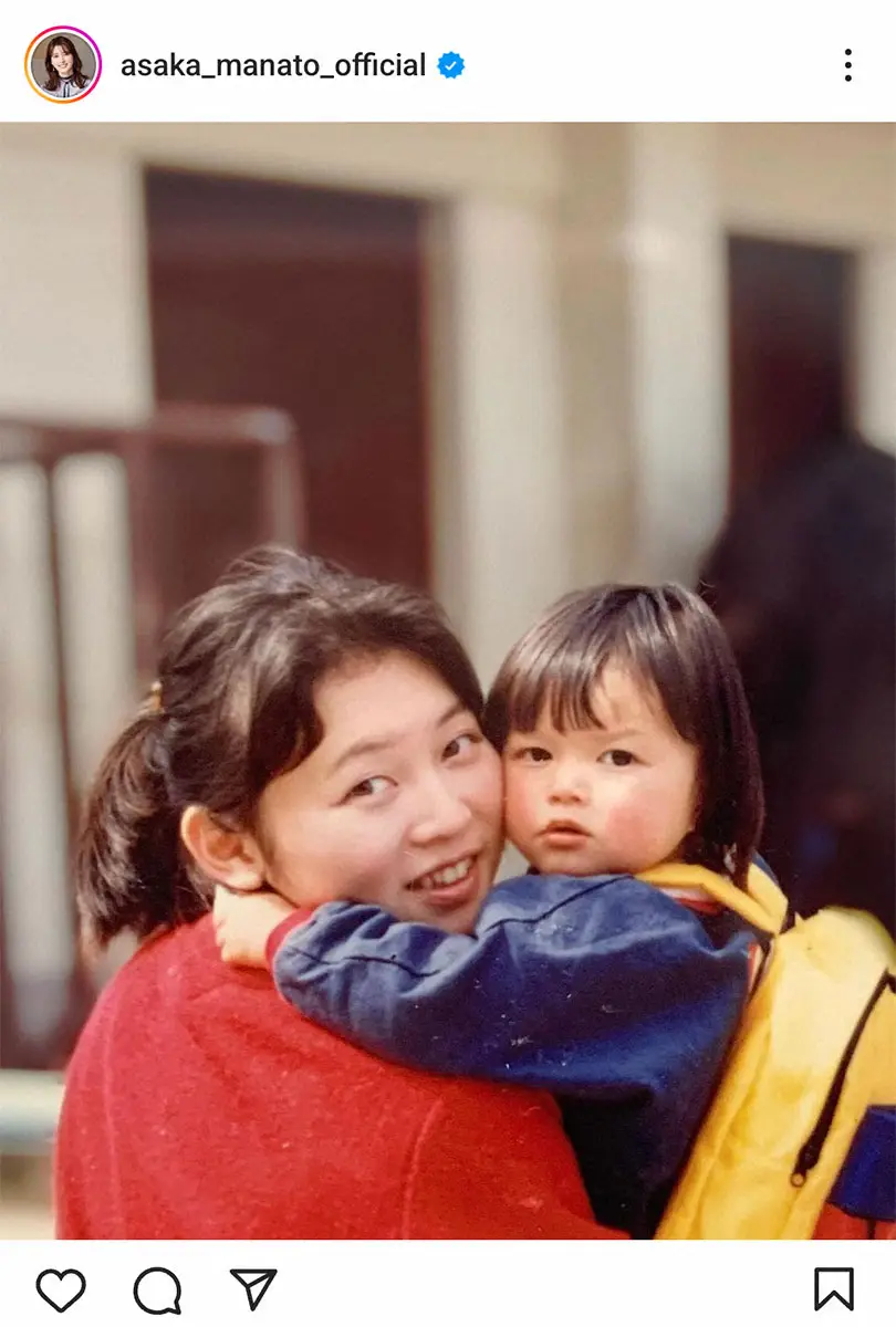 【画像・写真】元宝塚トップ・朝夏まなと「ますます母に似てる」と実感「1番似ているのは髪質」も「目もそっくり」の声