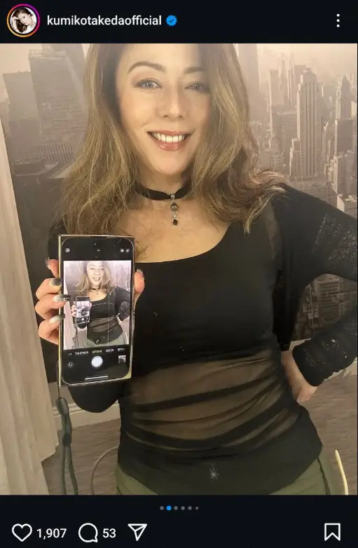 【画像・写真】武田久美子56歳　へそピアス公開に「色っぽいですね」「へそピ可愛過ぎやろ　そんでもって美しい」