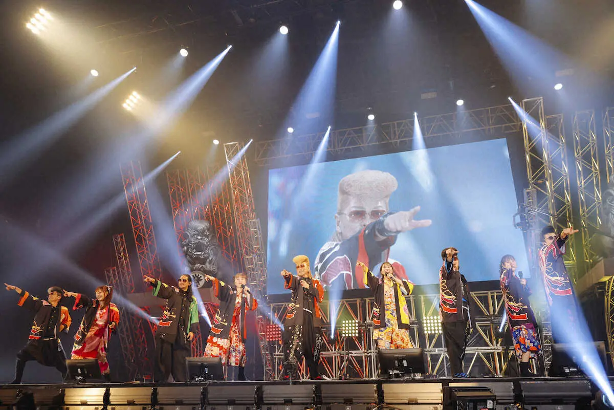 【画像・写真】氣志團万博2024　NEWS×氣志團×BUCK-TICK星野「We　are　Team　NEWS」披露