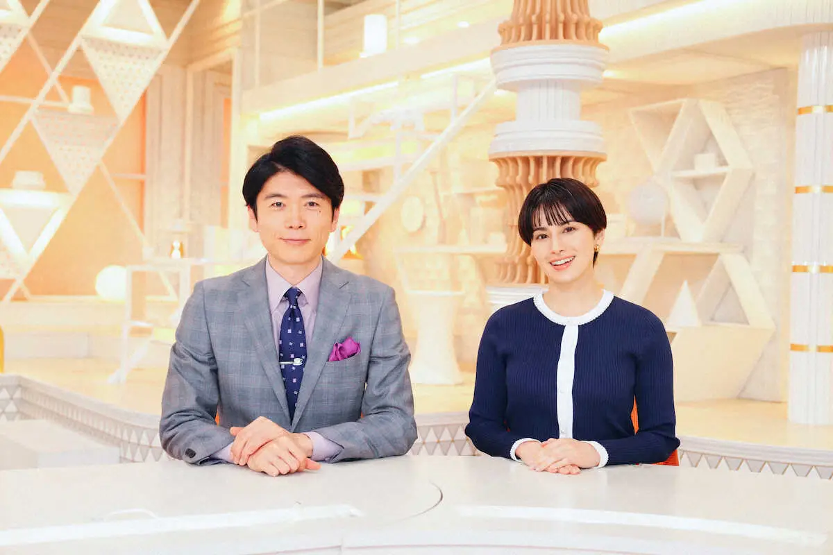 【画像・写真】井上貴博アナウンサー（左）とホラン千秋（撮影・西尾　大助）