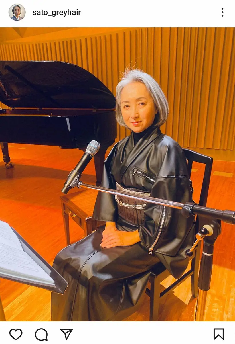 【画像・写真】袖にチャックが…近藤サト　斬新過ぎる着物姿に反響「忍術使えそう」「和洋折衷もいいですね」