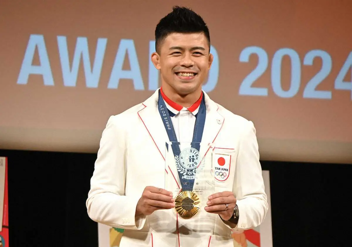 【画像・写真】レスリング文田健一郎　「メダル以上のものをくれた」愛娘の「“世界一のパパ”を目指したい」