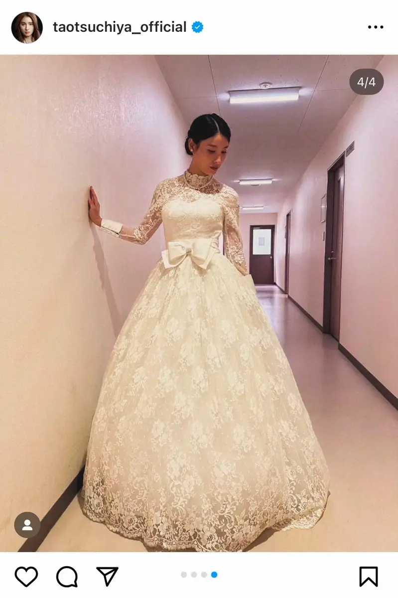 【画像・写真】土屋太鳳「海に眠るダイヤモンド」百合子の純白ウエディングドレス姿披露　「ただただ美しい…」「女神」