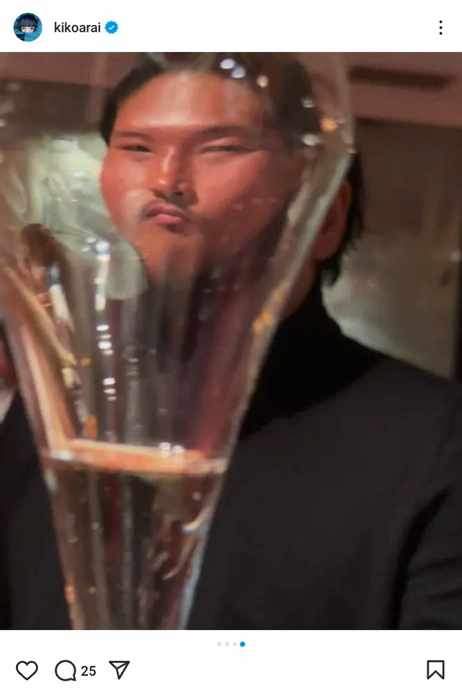 【画像・写真】稲垣啓太の美人モデル妻・貴子　34歳の誕生日迎え2ショで感謝「仲睦まじいご夫婦で素敵」「大好き」