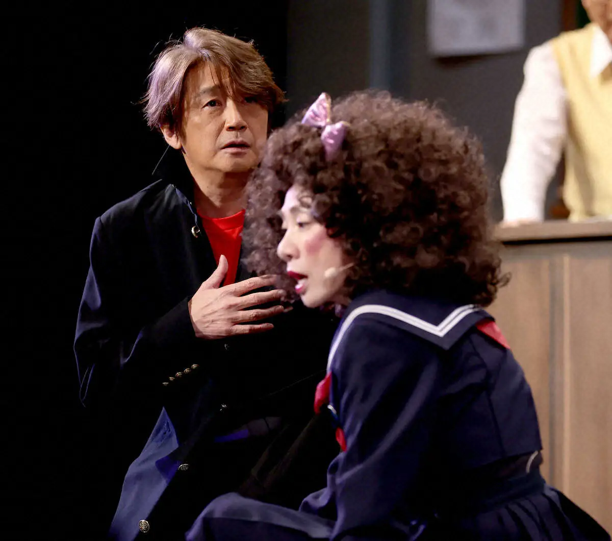 【画像・写真】近藤真彦　長ラン姿で「マッチで～す!」　初の舞台演出「ギンギラ学園物語」開幕