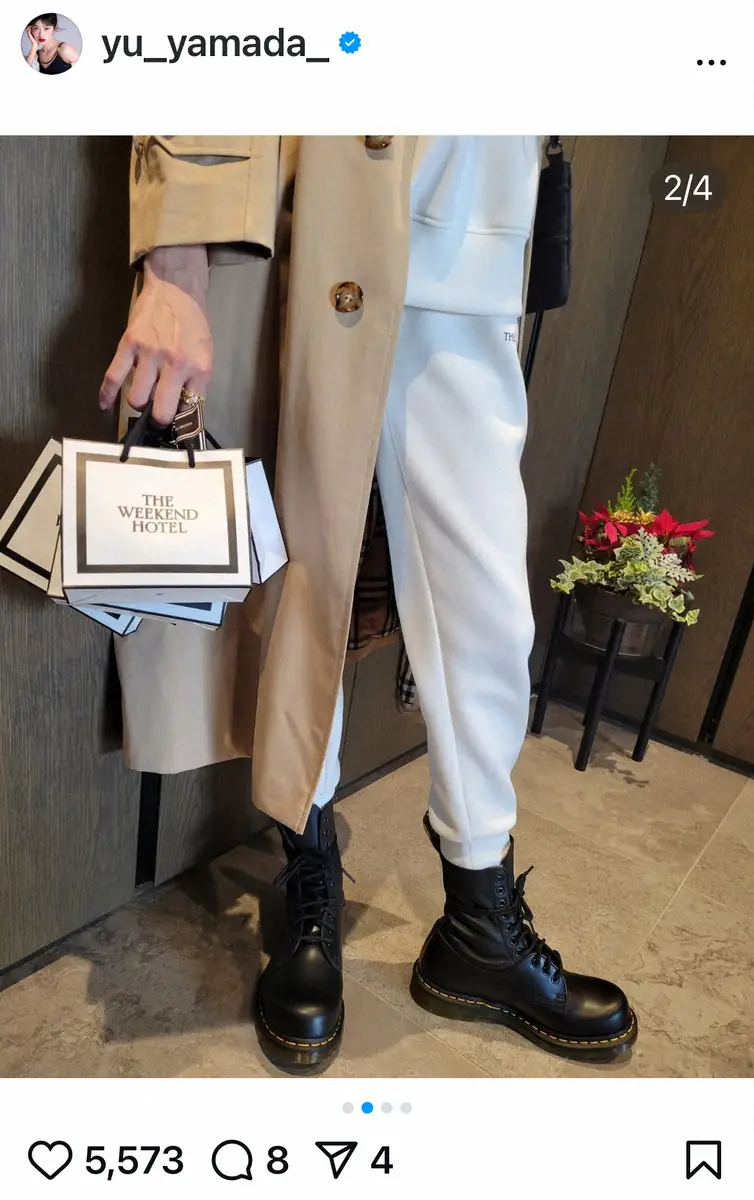 【画像・写真】山田優「お世話になった方々へお渡しに」　お歳暮がおしゃれすぎると反響「生活のレベルが違い過ぎて」