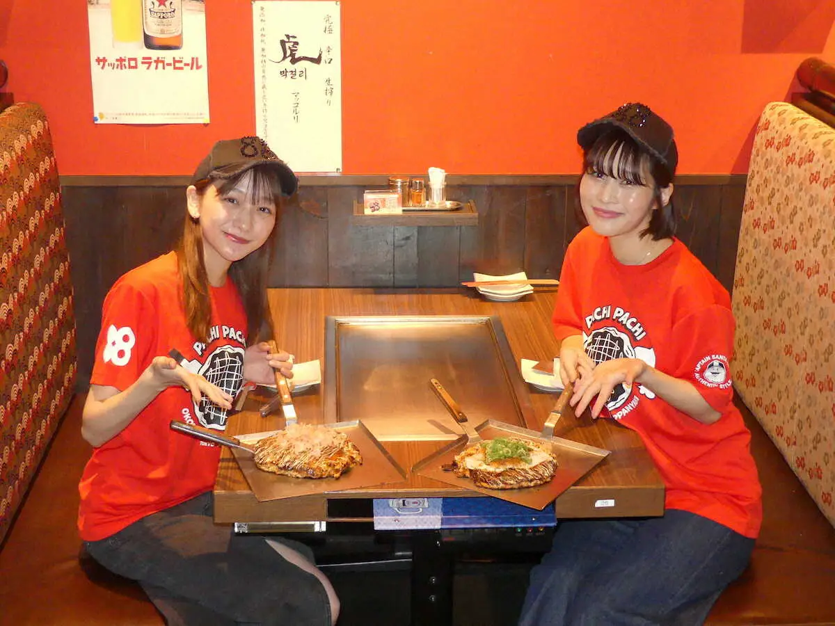 【画像・写真】高橋凛＆杉本愛里　お好み焼き店一日店長に就任！　好きをふんだんに詰め込んだオリジナルメニューも考案