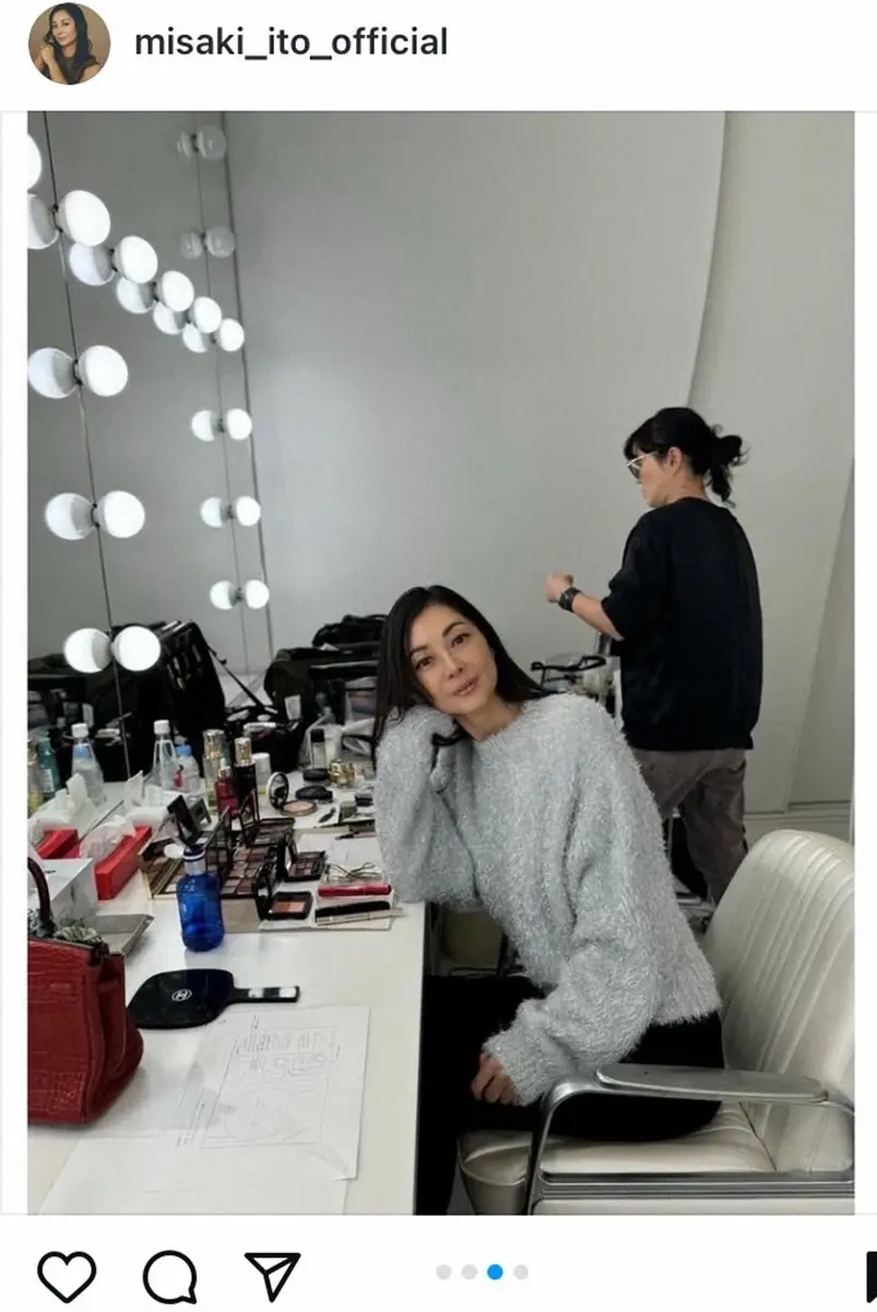 【画像・写真】伊東美咲　本当に47歳？！「美しすぎる」撮影オフショットに称賛の嵐「女神」「なにがどうなって…」