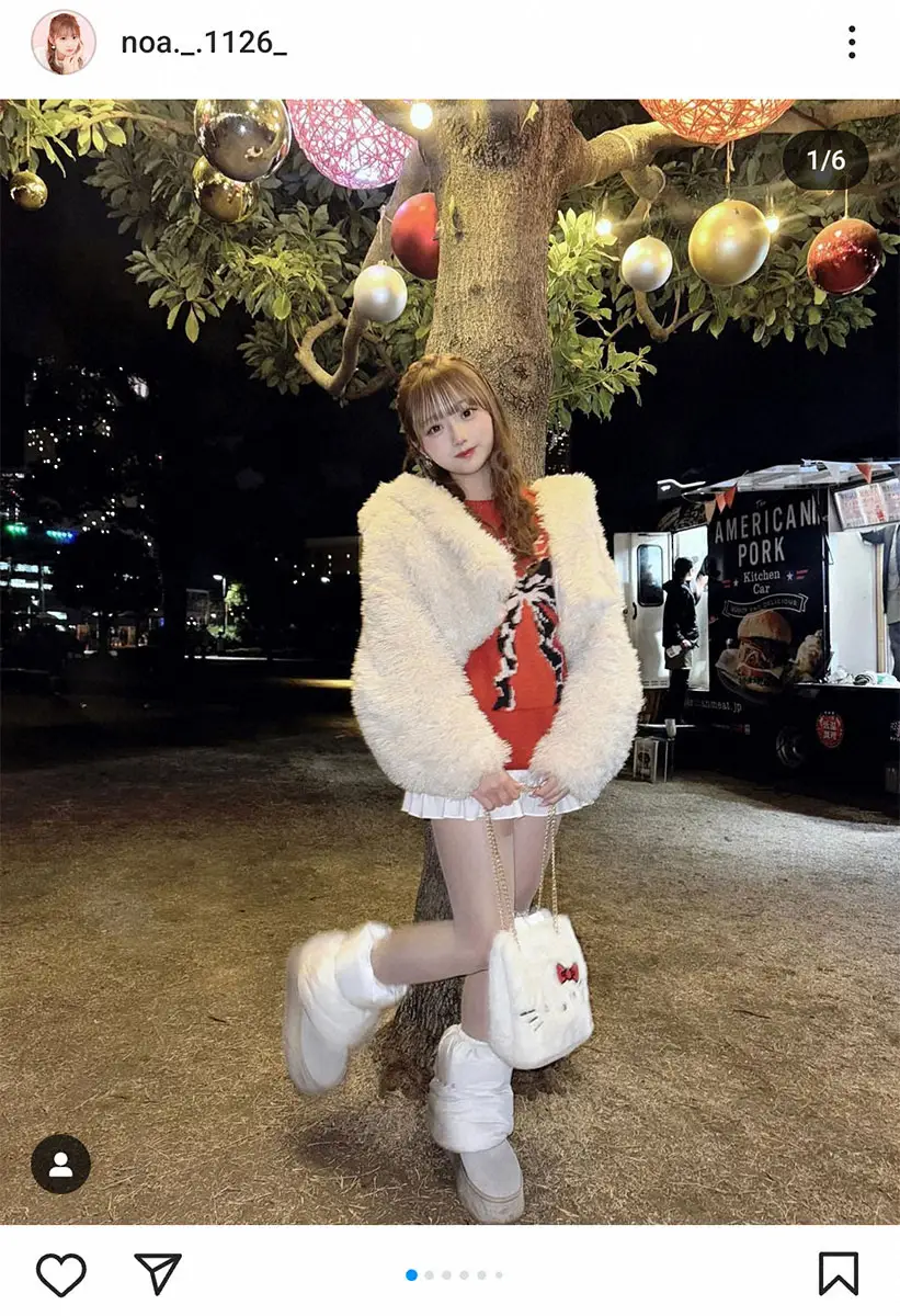 【画像・写真】希空　初のクリスマスマーケット訪問　母・辻希美譲り?スラリ美脚のミニスカ姿も披露