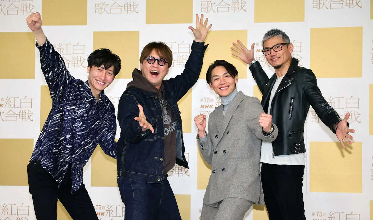 【画像・写真】【紅白リハ】純烈・後上翔太は結婚後初紅白　新妻・横山由依からの助言は？「歌詞を間違えるとバレる」