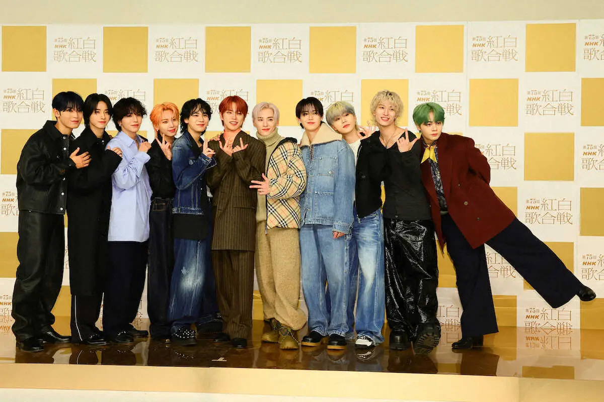 【画像・写真】【紅白リハ】JO1　来年は「勝負の年。世界に挑戦していきます」成長感じた今年の漢字は「躍」