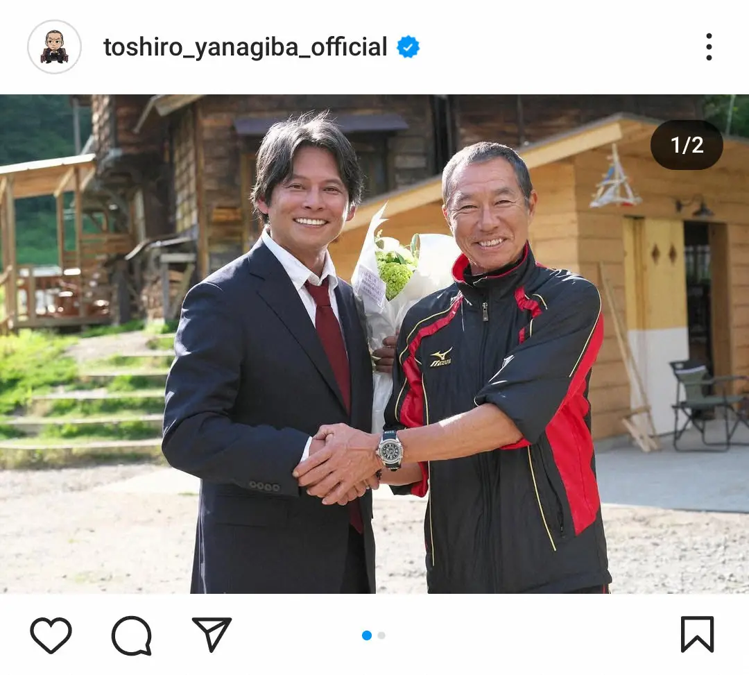 【画像・写真】この2ショットが見たかった！柳葉敏郎「久々の再会」名コンビ復活にファン歓喜「青島と室井さんが」