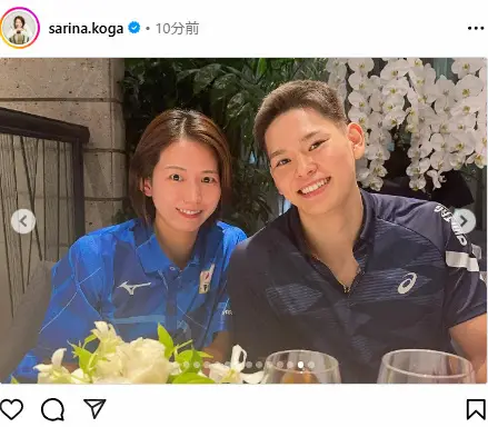 【画像・写真】古賀紗理那公式インスタグラム（＠sarina.koga）から