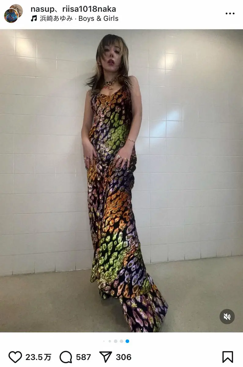 【画像・写真】仲里依紗　紅白サプライズ出演の裏側語る、衝撃の超ド派手衣装「10分前に決まった」迷ったのは…