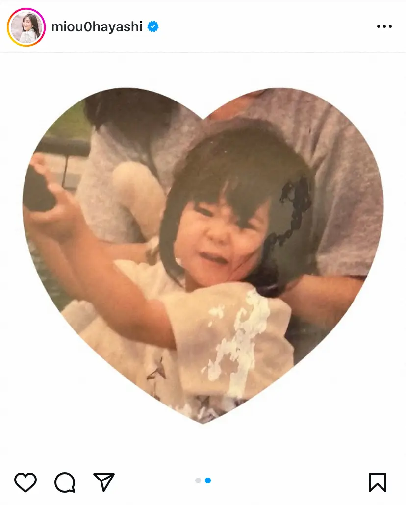 【画像・写真】テレ朝・林美桜アナ「母の実家で見つけた写真」　幼少期の2ショットに反響「そっくり」「可愛らしい」