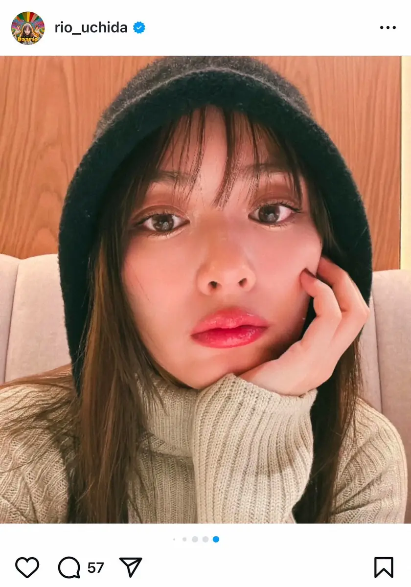 【画像・写真】内田理央　オシャレと防寒を両立させた「お買い物コーデ」が大反響！　ドアップショットも「可愛すぎる」