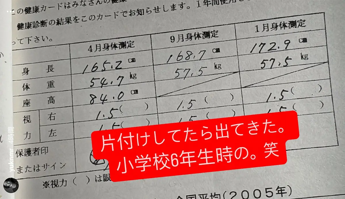 【画像・写真】野村祐希公式インスタグラム（＠yuknmr）から