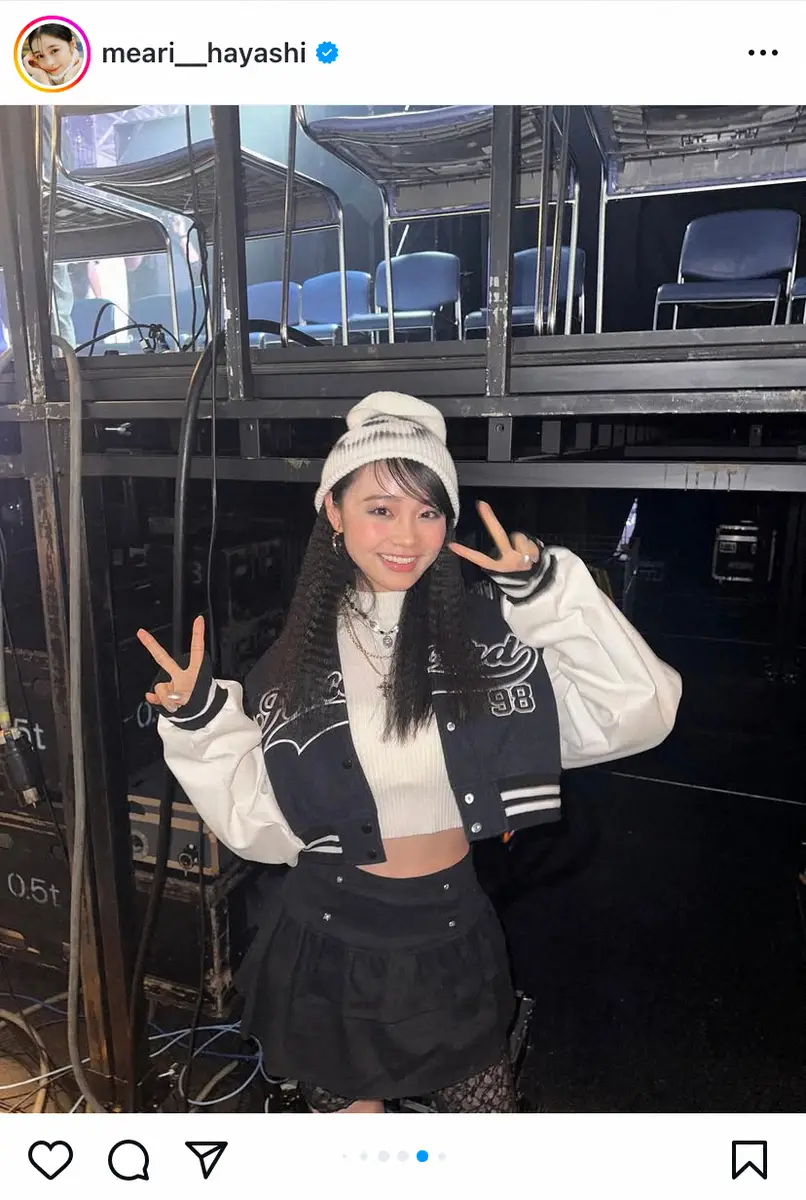 【画像・写真】林芽亜里　TGC静岡でへそ出しコーデを披露！　ファンからは「ギャルモードも良い」「誰かと思った」の声