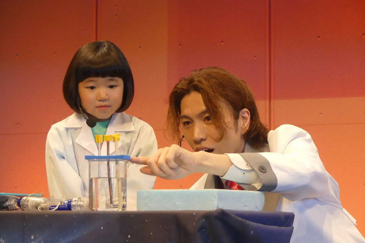 【画像・写真】永尾柚乃　脱炭素を学ぶ科学イベントに登場　ササッササッと冷蔵庫の開け閉め推奨