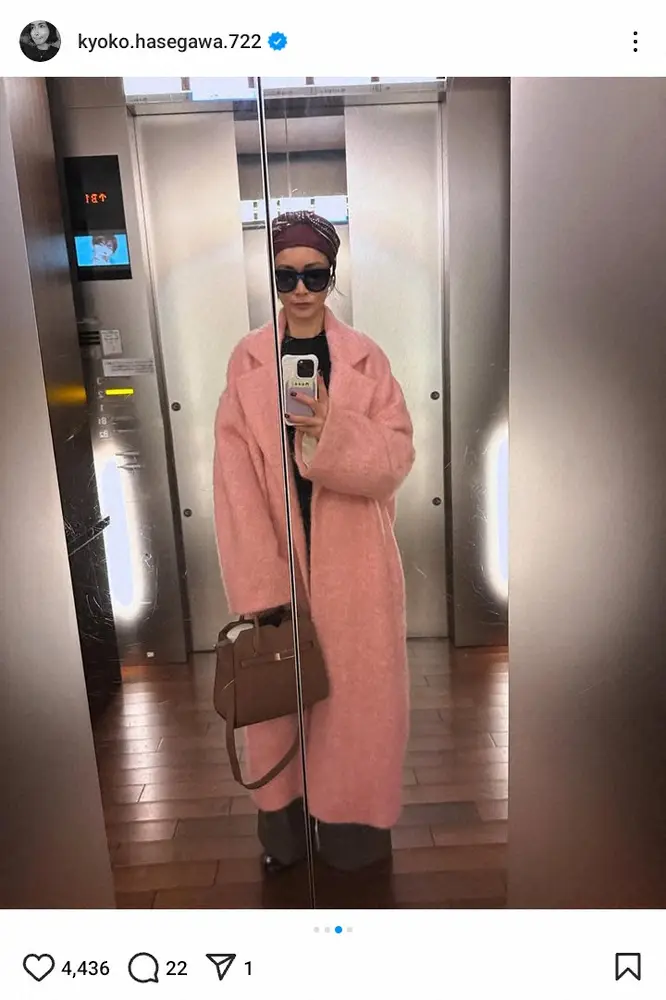 【画像・写真】オフの日でも手を抜かない！46歳・長谷川京子のプライベートショットに「お洒落すぎ」「絶世美人」の声