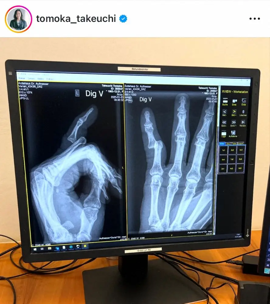 【画像・写真】竹内智香公式インスタグラム（tomoka_takeuchi）から