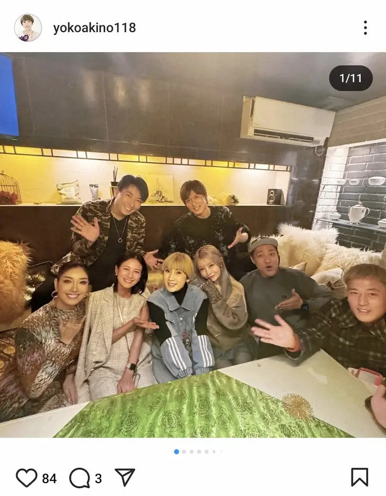 【画像・写真】秋野暢子　人気タレント、お笑い芸人ら「いつものメンバーが誕生日パーティーを」豪華Sに「愛されてる」
