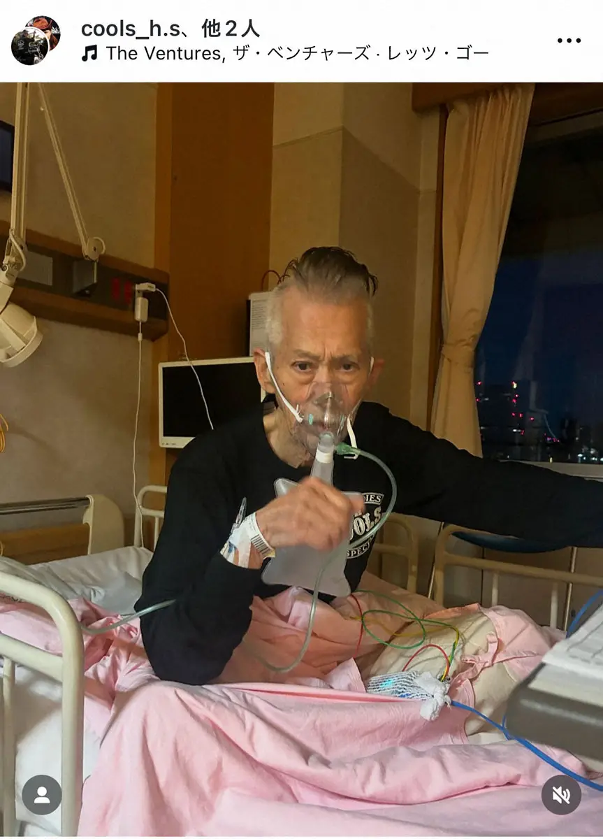 【画像・写真】ロックバンド「COOLS」佐藤秀光　一時危篤状態　原因不明の肺炎で緊急入院　24時間家族が付き添い