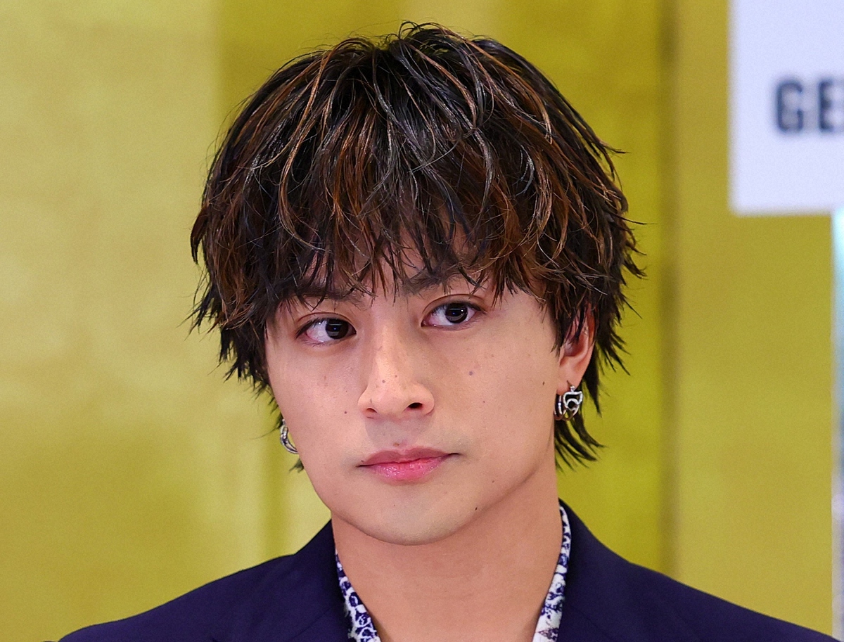 白濱亜嵐 缶バッチ パッチン（白濱亜嵐 缶バッジ よし 涙）