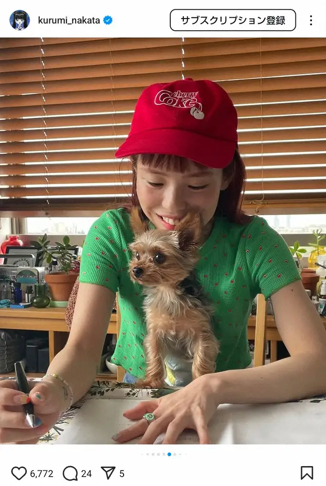 【画像・写真】浅野忠信妻・中田クルミ、難病公表した大親友＆婚姻証人の瀬戸あゆみにエール「断トツで一番強い女の子」