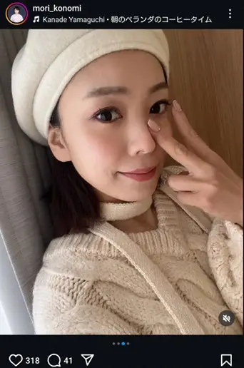 【画像・写真】夫は有名力士、美人歌手が雰囲気ガラリ“春の装い”披露に「2人の母親とは思えない」「めちゃ可愛い」