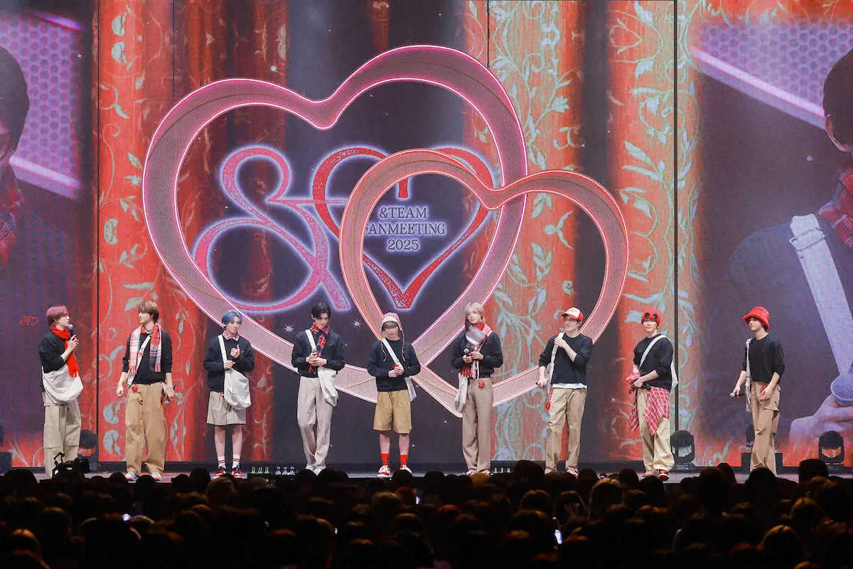 【画像・写真】＆TEAM　念願のアジアツアー開催発表「かっこいい姿をみせられるよう準備します！」