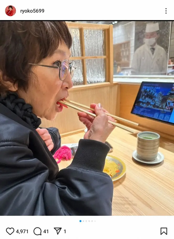 【画像・写真】77歳・森山良子「人生3度目」“未知の世界”での近影に「いつまでも可愛らしい」「美味しそう」の声