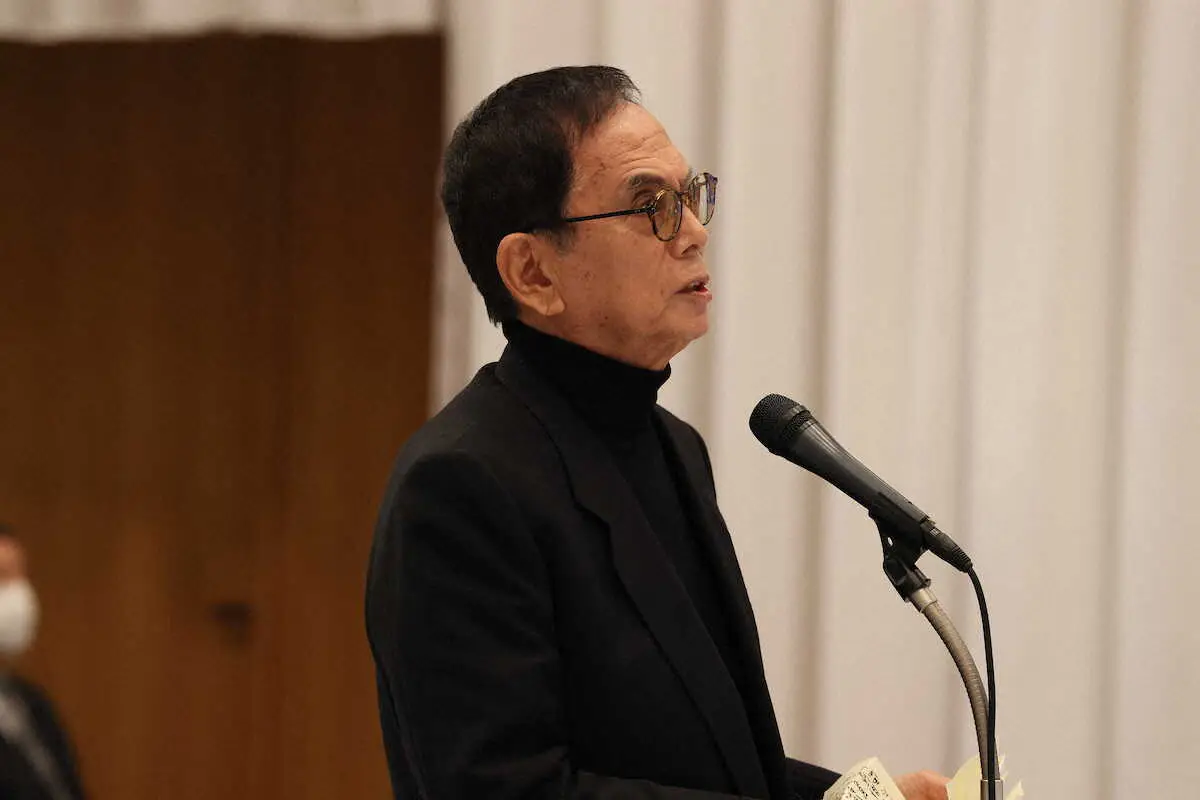 【画像・写真】柴俊夫　西田敏行さんお別れの会で弔辞「あなたはは私の誇りです」　「五人会」メンバー