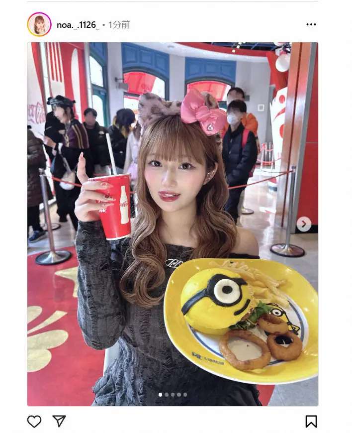 【画像・写真】辻希美の長女・希空　舌ペロショットが可愛すぎる！久しぶりのUSJを満喫したことを報告