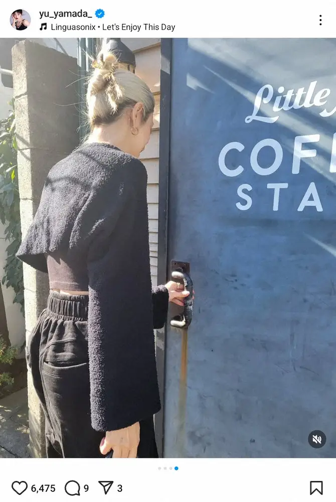 【画像・写真】「夏モードですか！？」山田優の“ブラックコーデ”にファンびっくり「寒そう」「素敵すぎます」