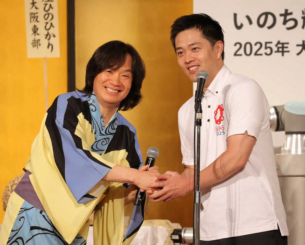 【画像・写真】河内家菊水丸　万博での盆踊り大会が7月28日に決定　「吉村知事の踊りに期待」