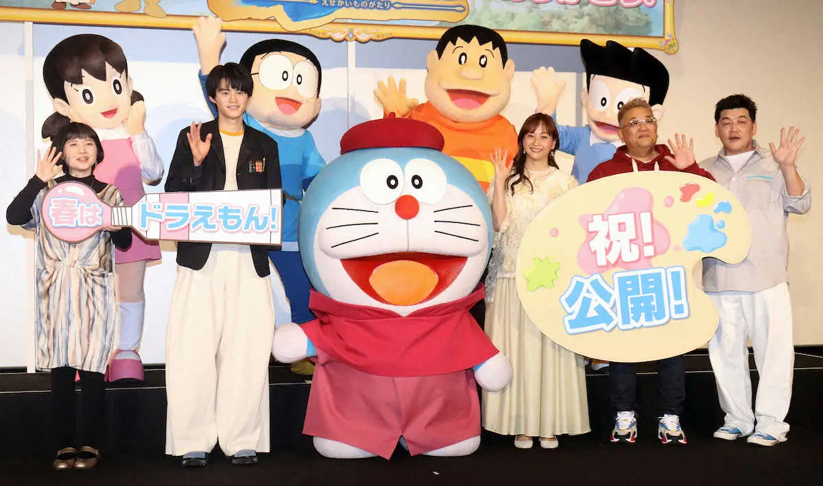 【画像・写真】鈴鹿央士　映画「ドラえもん…」注目シーンは「しずかちゃんのお風呂」　公開記念舞台あいさつ