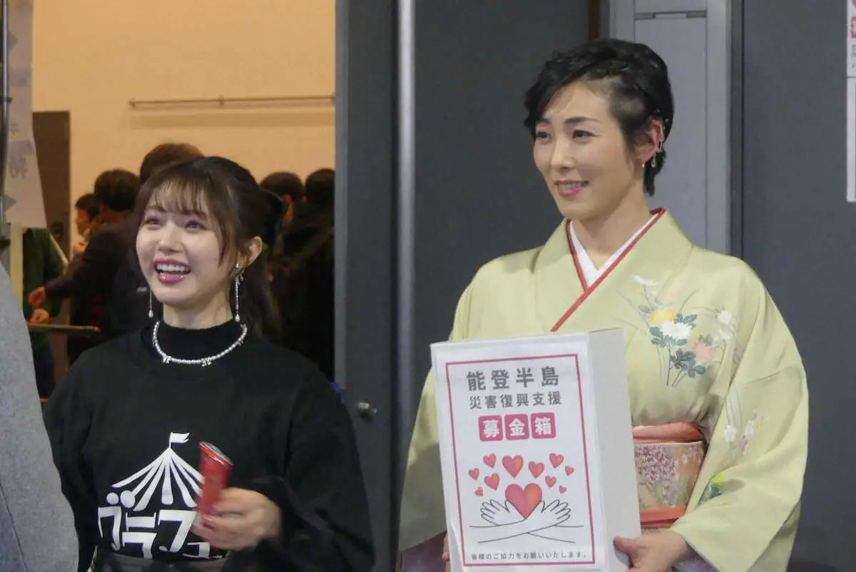 【画像・写真】市川美織　即興パフォーマンスにドヤ顔「ちょっと見れば…」　能登半島地震復興支援イベント