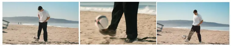 【画像・写真】大谷翔平　激レア映像！新CMで華麗なリフティング披露　サッカーも“一流”撮影スタッフも仰天！