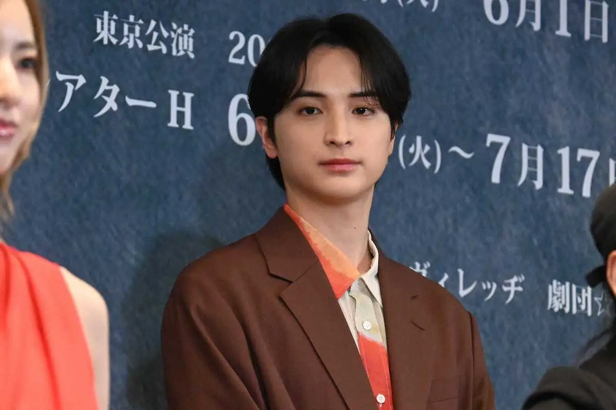 【画像・写真】一ノ瀬颯　劇団☆新感線で初舞台挑戦「足を引っ張らないように必死で乗り切りたい」
